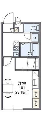 レオパレス中久IIの物件間取画像